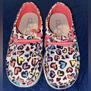 Hey Dude Youth Wendy Hearts Shoes